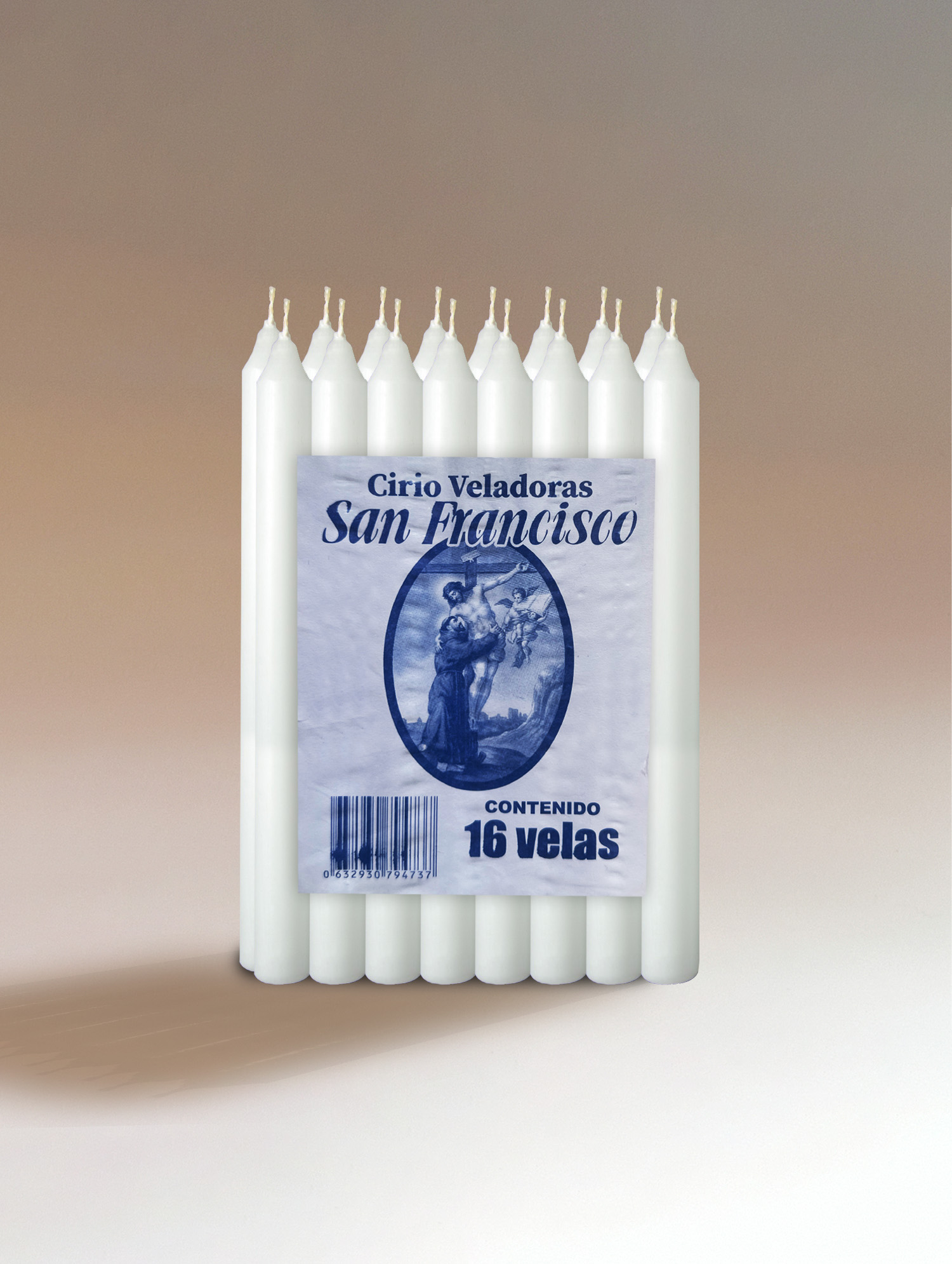Vela de Apagón Empaque por mayoreo - Veladoras San Francisco, fábrica de veladoras en México (foto 1)